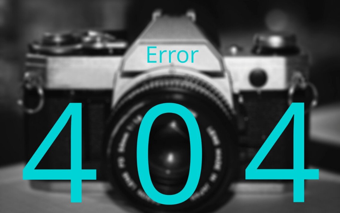Página de error 404 de Pedrido Fotografía
